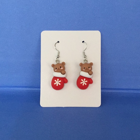 🍏50% OFF/3+...Children's Christmas Dangle Earrings - Picture 3 of 7